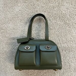 Coach Twin Turnlock 20 Bag - Olive